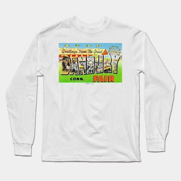 Danbury Fair Postcard Long Sleeve T-Shirt by Danbury Museum